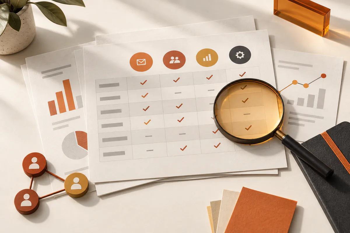 Outreach software research and comparison materials